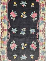 Handgeknoopt Oriental zijde tapijt floral China 92x156cm, 50 tot 100 cm, 150 tot 200 cm, Rechthoekig, Ophalen of Verzenden