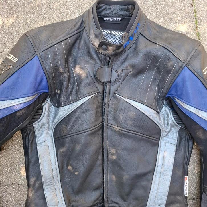 Rev'it Leren Motorjas - Top Kwaliteit! Maat 48, Motoren, Kleding | Motorkleding, Ophalen of Verzenden