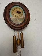 antiek schwarzwalder schilderij klokje, Ophalen of Verzenden