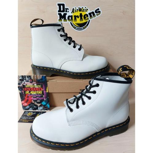 Dr. Martens 101 YS, White Smooth Maat: 43 UK9, Kleding | Heren, Schoenen, Nieuw, Boots, Wit, Ophalen of Verzenden