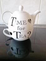 Leuke theepot met kopje - Time for Tea, Ophalen of Verzenden, Zo goed als nieuw