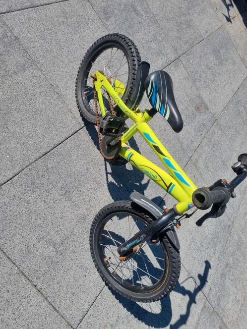 corvino kinderfiets, Fietsen en Brommers, Fietsen | Kinderfietsjes, Gebruikt, Minder dan 16 inch, Zijwieltjes, Ophalen