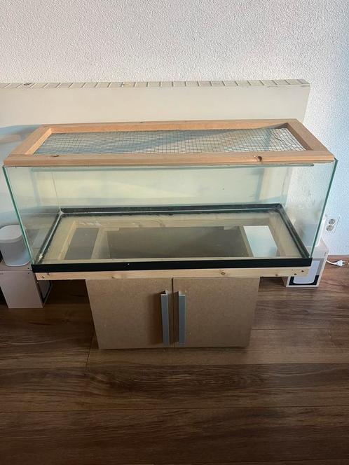 Glazen bak hamsterkooi terrarium aquarium hamsterscaping, Dieren en Toebehoren, Knaagdieren en Konijnen | Hokken en Kooien, Gebruikt