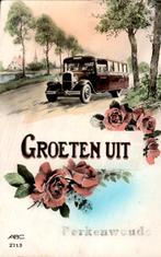 Berkenwoude - Groeten uit - Autobus Bus, Ophalen of Verzenden, Voor 1920, Gelopen, Zuid-Holland
