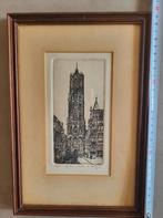De Dom Utrecht litho Anna Doedijns, Antiek en Kunst, Kunst | Etsen en Gravures, Ophalen of Verzenden