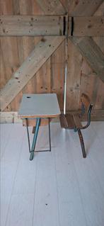 Vintage schoolbankje uit frankrijk, Ophalen