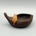 Chinees Yixing Purple Clay Schaaltje Muis Aubergine 12cml, Antiek en Kunst, Ophalen of Verzenden