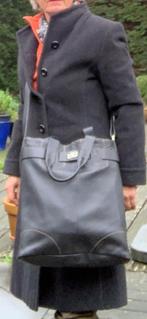 LEREN CHOPPER VAN MERK LANCEL, Sieraden, Tassen en Uiterlijk, Tassen | Damestassen, Ophalen of Verzenden, Zo goed als nieuw, Zwart