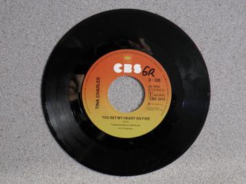 Tina Charles - You set my heart on fire VINYL SINGLE