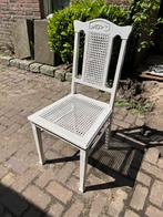 Mooie witte stoel met bewerking, Ophalen, Gebruikt, Wit, Eén