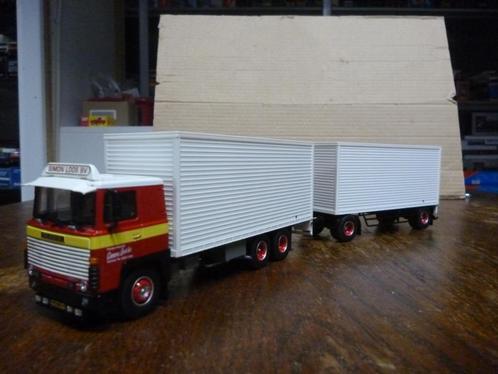 Tekno Scania 141 Simon Loos met certificaat, Hobby en Vrije tijd, Modelauto's | 1:50, Nieuw, Bus of Vrachtwagen, Tekno, Ophalen of Verzenden