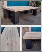 Massief Frans eiken salontafel AFGEPRIJSD, Ophalen, 100 tot 150 cm, Nieuw, 50 tot 100 cm