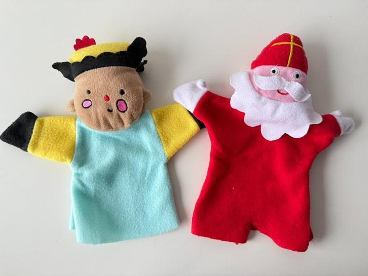 Knuffel handpop, poppenkastpop Sinterklaas, Sint en Piet, Diversen, Sinterklaas, Gebruikt, Ophalen of Verzenden