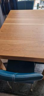 Licht eiken eettafel, Huis en Inrichting, Tafels | Eettafels, Ophalen, Gebruikt, 200 cm of meer, 50 tot 100 cm