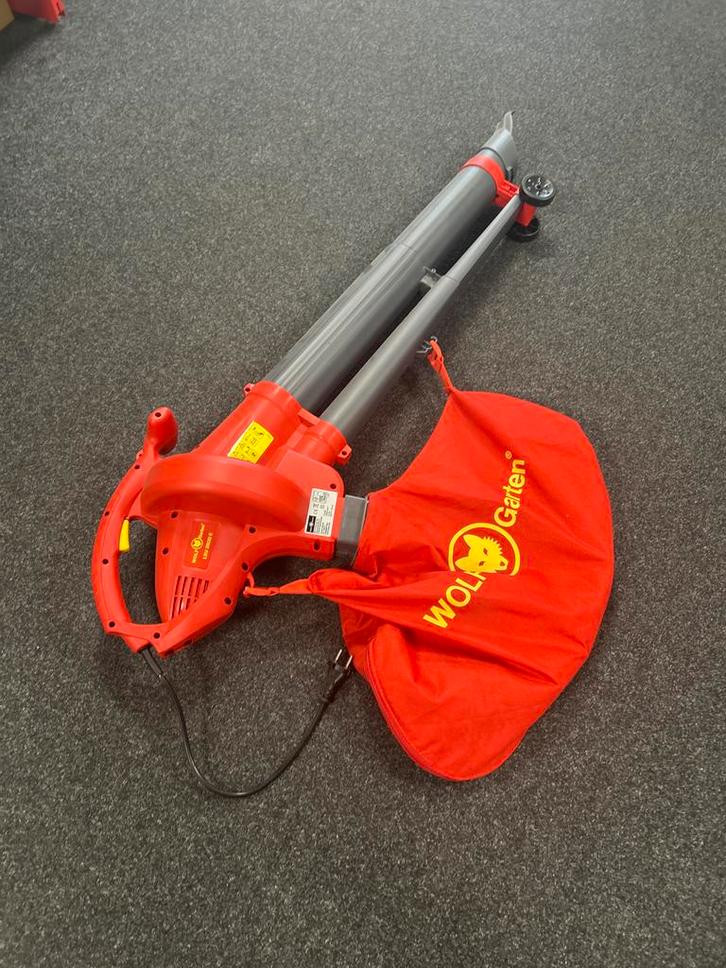 Wolf Garten LBV 2600 E Bladblazer, Tuin en Terras, Bladblazers, Gebruikt, Handgedragen, Elektrisch, Met opvangzak, Ophalen