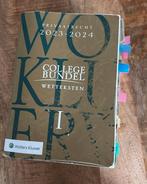 College bundel wetteksten 2023-2024, Boeken, Ophalen of Verzenden, Gelezen