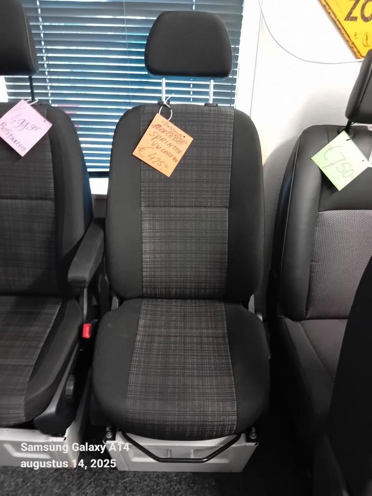 Mercedes sprinter bestuurdersstoel  met armlegger, Auto-onderdelen, Interieur en Bekleding, Ophalen