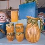 Majolica Hongarije barbotine Mais Kan & Kopjes, Ophalen of Verzenden