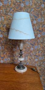 Retro vintage onyx marmer tafellamp schemerlamp!, Huis en Inrichting, Lampen | Tafellampen, Ophalen of Verzenden, Gebruikt, Minder dan 50 cm