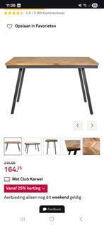 Bureau Mateo 60x120 cm - Stijlvol en Robuust, Ophalen, Nieuw, Bureau