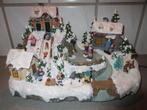 Intratuin kerstdecoratie kerstdorp met verlichting, Diversen, Ophalen of Verzenden, Gebruikt