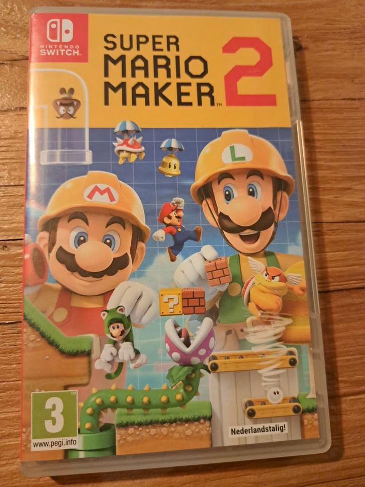 Super Mario Maker 2, Spelcomputers en Games, Games | Nintendo Switch, Zo goed als nieuw, Avontuur en Actie, 3 spelers of meer