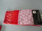 Theedoeken Keukendoekset - 1 keukenhanddoek en 2 theedoek, Huis en Inrichting, Ophalen of Verzenden, Nieuw, Rood, Theedoek of Handdoek