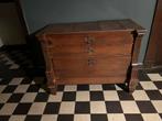 Vintage ladenkastje hout 3 lades, Antiek en Kunst, Antiek | Meubels | Bedden, Ophalen
