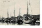 gel 1907 Pernis , vissersschip  "Cornelia" in thuishaven, Gelopen, Zuid-Holland, Voor 1920, Verzenden