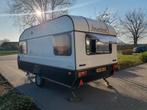 Nette caravan met voortent te koop, Caravans en Kamperen, Treinzit, Koelkast, Particulier, Beyerland
