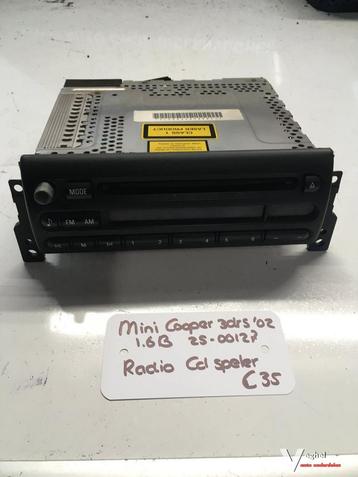 Mini Cooper 1.6 3drs 2002 2500127   Radio cd speler CD53 R50 beschikbaar voor biedingen