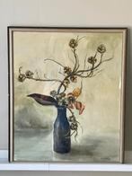 Vaas met bloemen door H. Wely - Litho, Ophalen of Verzenden