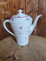Vintage brocante koffiepot met rozen, Antiek en Kunst, Antiek | Servies los, Ophalen of Verzenden