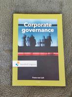 Frans van Luit - Corporate governance, Ophalen of Verzenden, Frans van Luit, Zo goed als nieuw