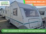 EIFELLAND SUNSHINE 495 TF VOORTENT + DOUCHE + FRANSBED, Caravans en Kamperen, Caravans, Rondzit, Serviceluik, Bedrijf, Eifelland