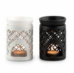 Geurbrander Waxmelt Brander Keramisch Zwart, Huis en Inrichting, Woonaccessoires | Overige, Ophalen of Verzenden, Nieuw