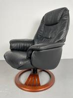 Relax fauteuil draaistoel zwart, Ophalen of Verzenden