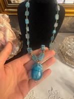 Ketting natuurlijk turquoise, Ophalen of Verzenden