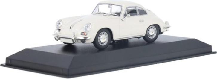 Porsche 356 Coupe 1965 Wit Model 1/43 Maxichamps 940 062421, Hobby en Vrije tijd, Modelauto's | 1:43, Nieuw, Auto, MiniChamps