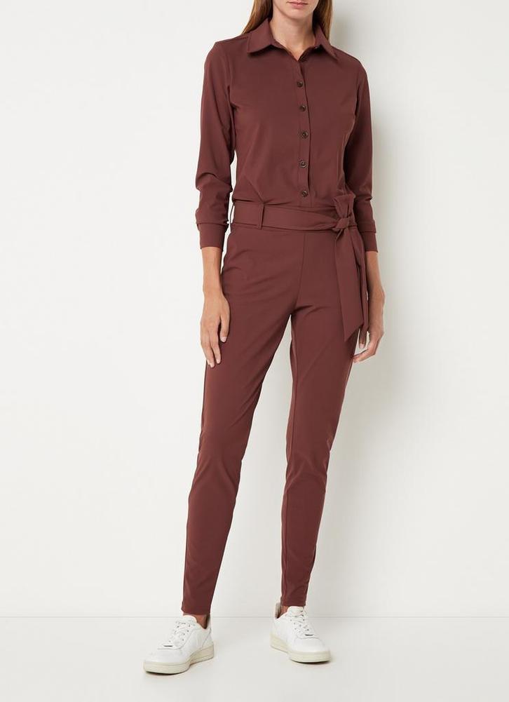 Studio Anneloes jumpsuit Angelique bruin maat S, Kleding | Dames, Jumpsuits, Nieuw, Maat 36 (S), Bruin, Ophalen of Verzenden