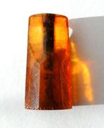 925 Zilveren sigaren mondstuk Pijp Amber barnsteen, Antiek, Ophalen, Zo goed als nieuw, (Water)pijp