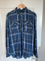 Overhemd G-Star blauw maat XL, Kleding | Heren, Overhemden, Ophalen of Verzenden, Zo goed als nieuw, Blauw, Halswijdte 43/44 (XL)