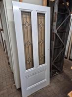 83x201,5cm binnendeur stomp glas in lood showmodel XB5, Doe-het-zelf en Verbouw, Deuren en Horren, Ophalen, Cando, 80 tot 100 cm