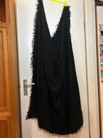 Grote dames sjaal met franjes, Ophalen of Verzenden, Gedragen, Maat 46/48 (XL) of groter, Sjaal