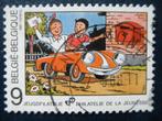 Postzegels België 1987 Suske en Wiske, auto's- cw. € 0,50., Ophalen of Verzenden, Gestempeld