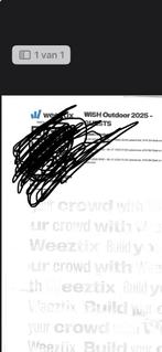 Wish outdoor weekend tickets, Tickets en Kaartjes, Evenementen en Festivals, Eén persoon