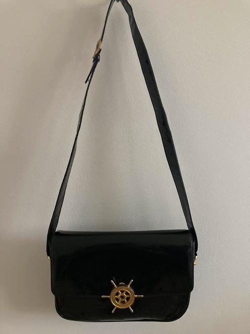 Originele vintage Celine tas. Jaren 70, 80, Sieraden, Tassen en Uiterlijk, Tassen | Schoudertassen, Zwart, Leer, Ophalen of Verzenden