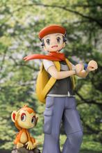 Pokémon Lucas & Chimchar - ARTFX J: Kotobukiya - schaal 1/8, Verzamelen, Beelden en Beeldjes, Ophalen of Verzenden, Zo goed als nieuw