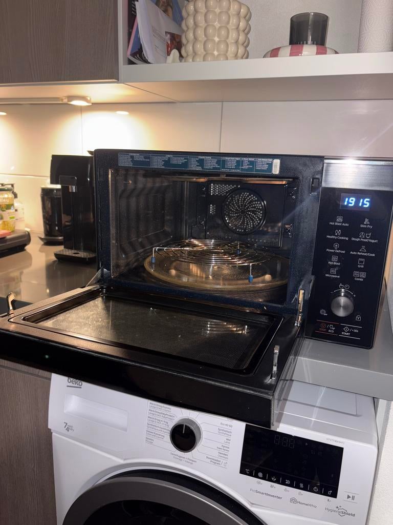 Samsung combi oven MC32K7055CK/EN - Zo goed als nieuw, Ophalen, Combimagnetron, Grill, Zo goed als nieuw