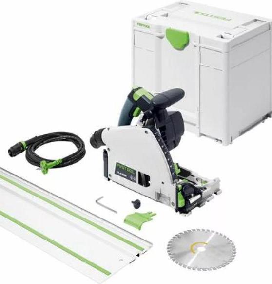 Festool invalzaag TS60K Plus Geleiderail! 50% voordeel!, Doe-het-zelf en Verbouw, Ophalen of Verzenden, Zo goed als nieuw
